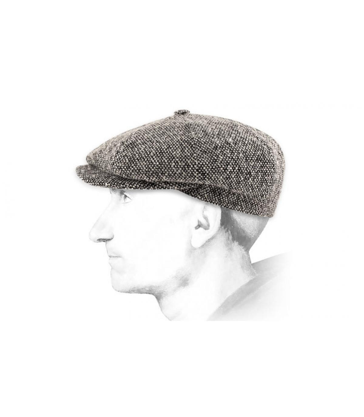 Casquette gatsby laine Gatsby ravello gris